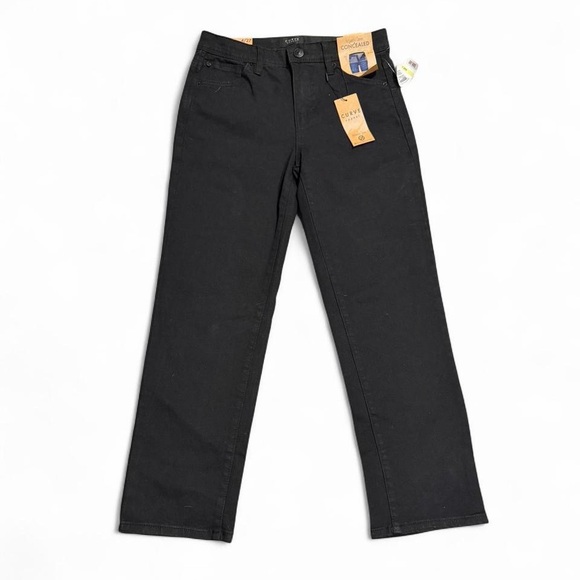 Curve Appeal Denim - Curve Appeal Casual Black Straight Leg Women's Jeans - NWT - Size 2